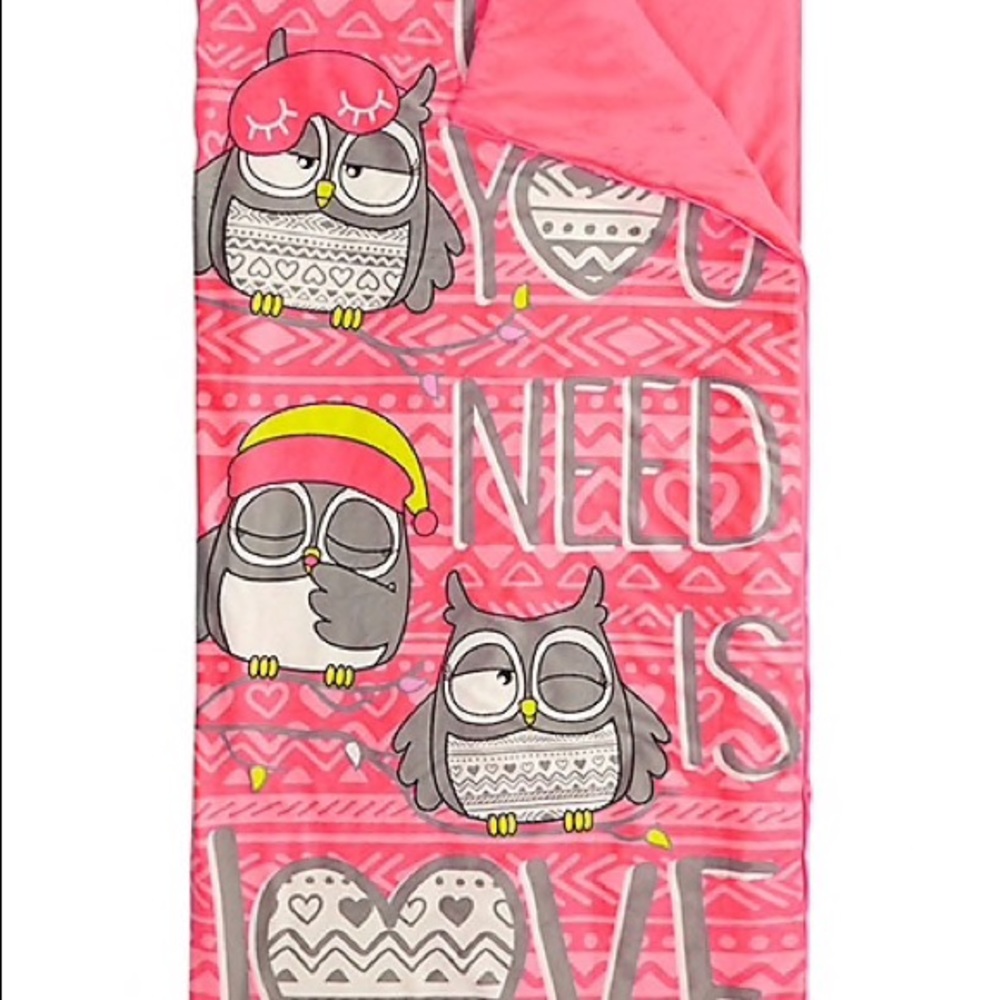 Justice owl sleeping bag